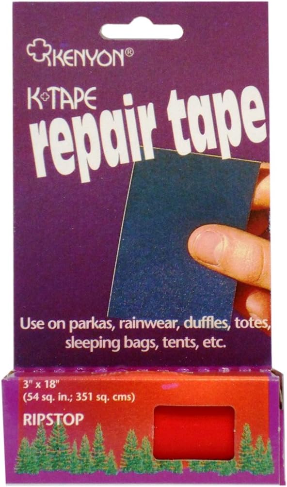 Kenyon Ripstop Pressure Sensitive Repair Tape, Navy: Sports & Outdoors