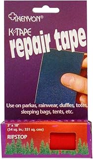 Kenyon Ripstop Pressure Sensitive Repair Tape, Red
