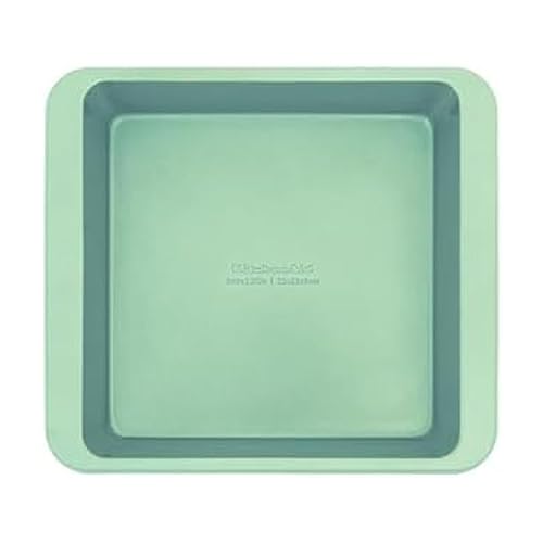 KitchenAid Nonstick Aluminized Steel Square Cake Pan 9 Inch Pistachio