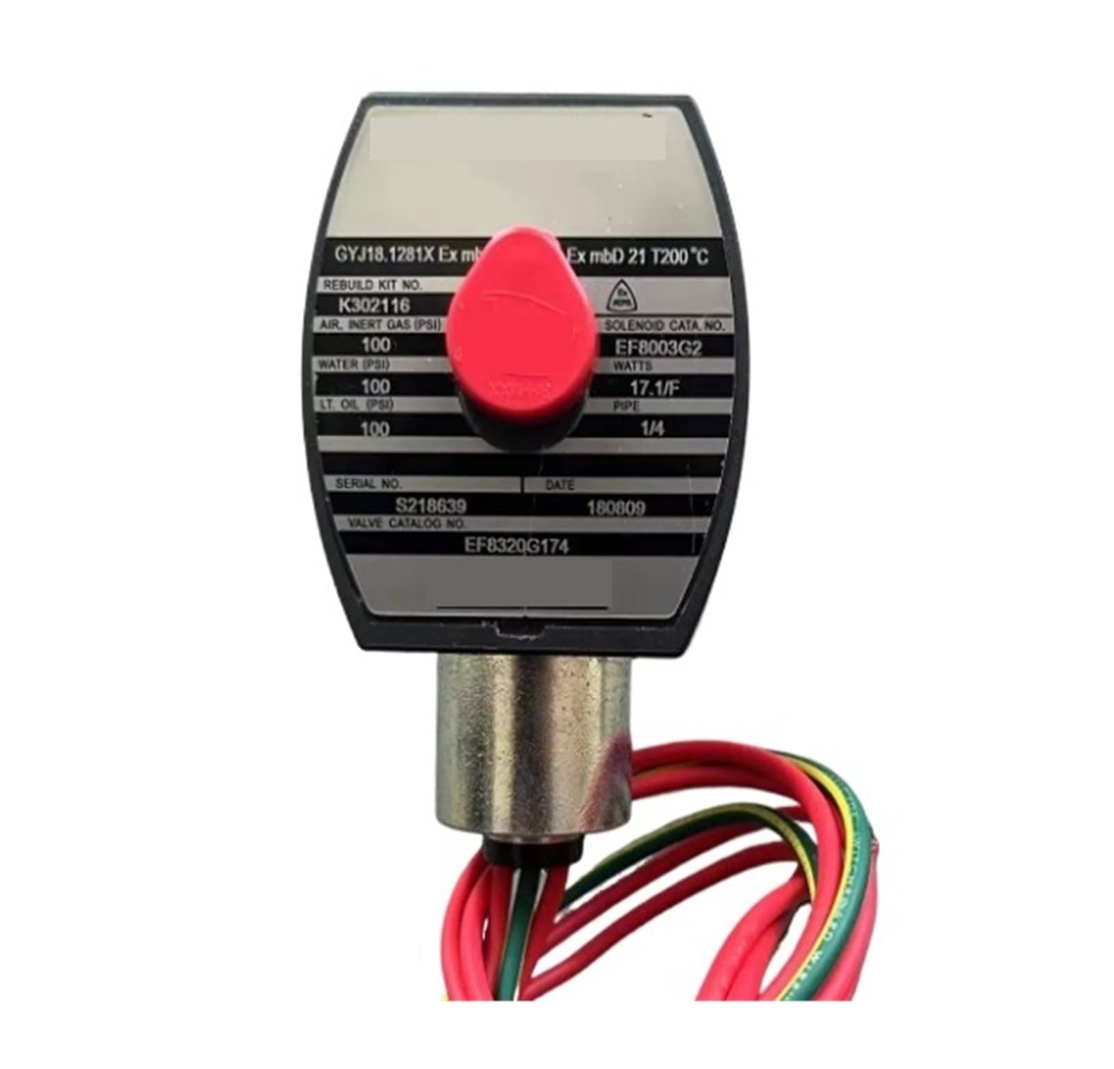 Dsfyaqilh 24Vdc Solenoid Valve Ef8320g174 /220Vac Two-Position Three-Way Solenoid Valve(24Vdc)