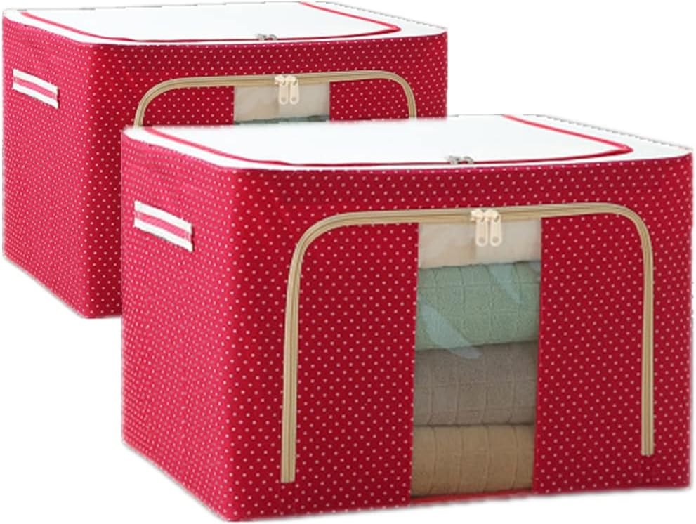 Storage Bins for Clothes 2 PCS Collapsible Storage Bins
