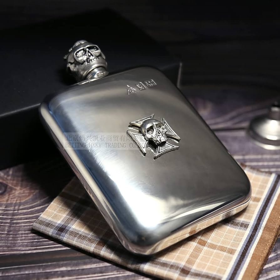 Amazon.co.jp: Sheffield Pewter 携帯用 フラスコ・スキットル