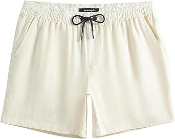 maamgic Mens 5 inch Inseam Shorts Pull-On Relaxed Fit Comfort Stretch Short Shorts with Pocket