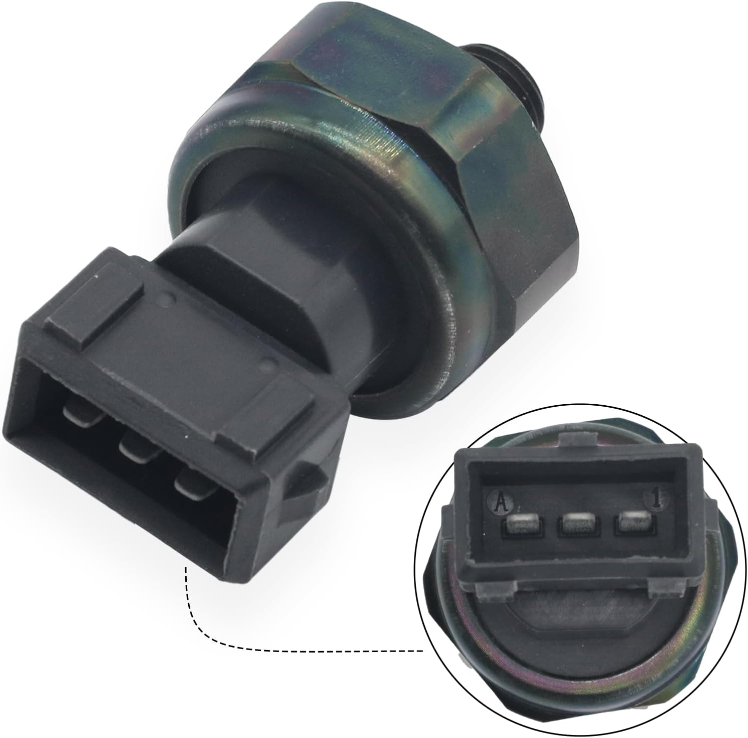 1408300072,A/C Refrigerant Pressure Switch for Mercedes-Benz,300SD,400SE,500SEC,600SEC,C220,C230,C280,C36 AMG,CL500,CL55 AMG,CL600,CL65 AMG,CLK430,CLK55 AMG,E300,E320,E420,E430,E55 AMG,S320,S350,S420