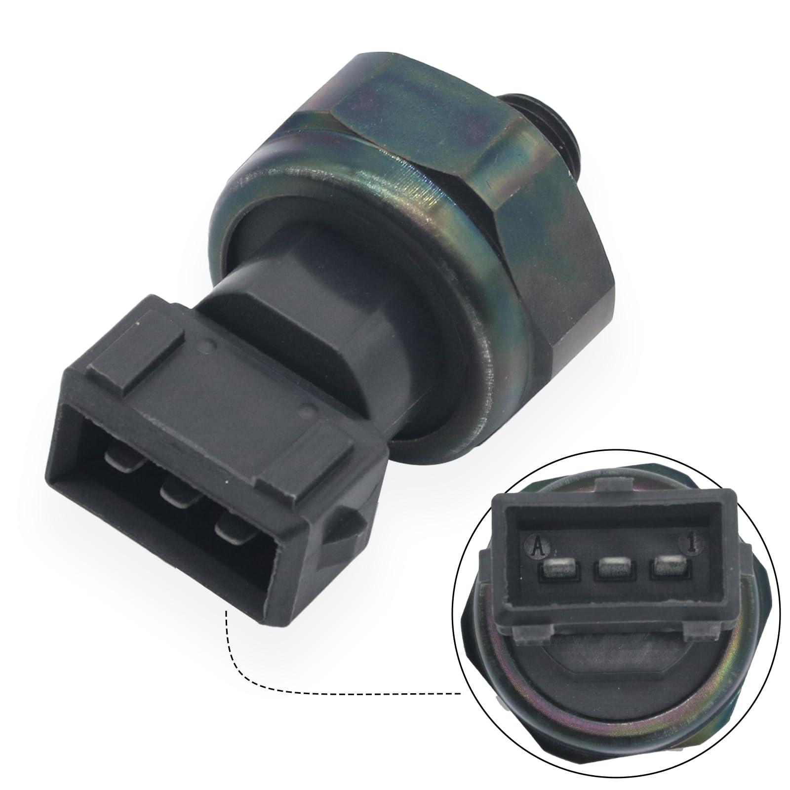 1408300072,A/C Refrigerant Pressure Switch For Mercedes-Benz,300SD,400SE, 500SEC,600SEC,C220,C230,C280,C36 AMG,CL500,CL55 AMG,CL600,CL65 AMG,CLK430,CLK55 AMG,E300,E320,E420,E430,E55 AMG,S320,S350,S420