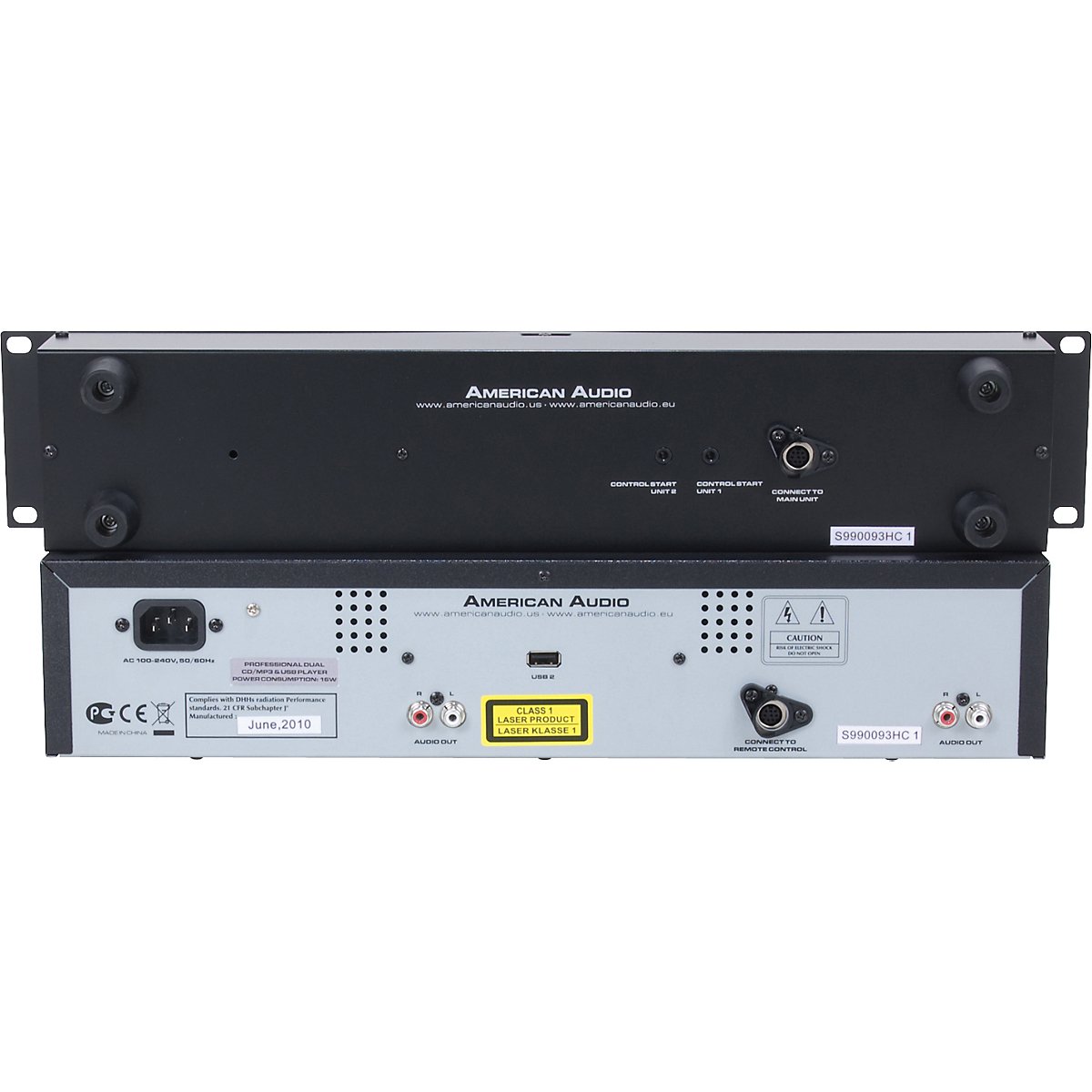 Amazon.com: American Audio UCD-200 Reproductor de MP3/CD dual