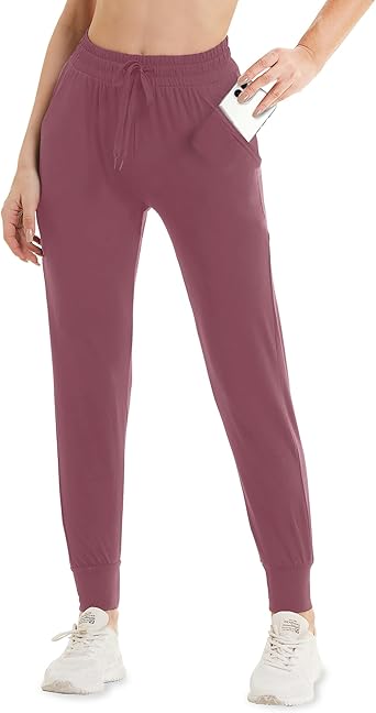 GAYHAY Joggers for Women with Pockets - Womens Sweatpants Lightweight Yoga Lounge Pants for Athletic Workout Gym Running
