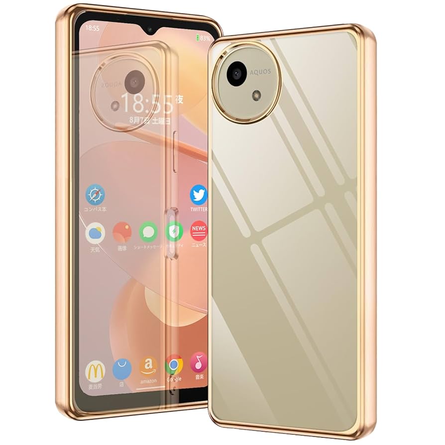 Amazon.co.jp: aquos wish4 ケース 透明 クリア SH-52E ケース