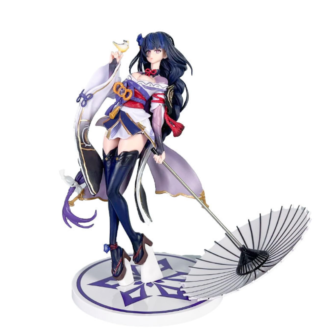 – Genshin Impact Raiden Shogun Ei Beelzebul Umbrella Toys Collectible Mutiple Scenes Model Anime Figure