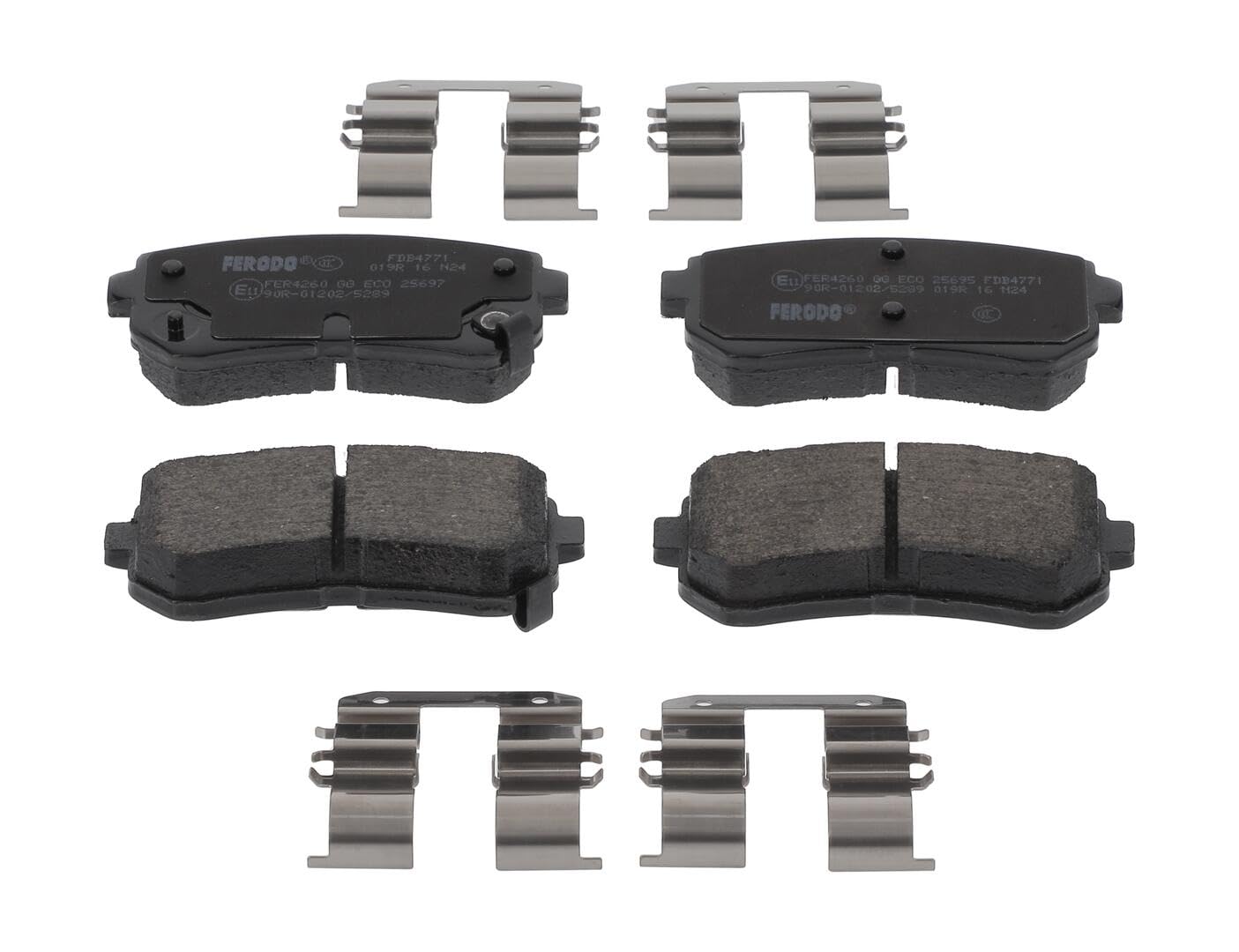 FERODO Plaquettes de freins Arrière avec indicateur d'usure Épaisseur 15,8mm FDB4771 Compatible avec HYUNDAI Tucson TL, TLE, KIA Sportage QL, QLE
