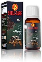 Sage Square Pet Care International Shell Care | Nourishes & Protect Turtle & Tortoise Shell | Enhances Strength, Gloss & Hydration | Prevents Cracks, Dryness & Deformities | Shell Care Solution (30ml)