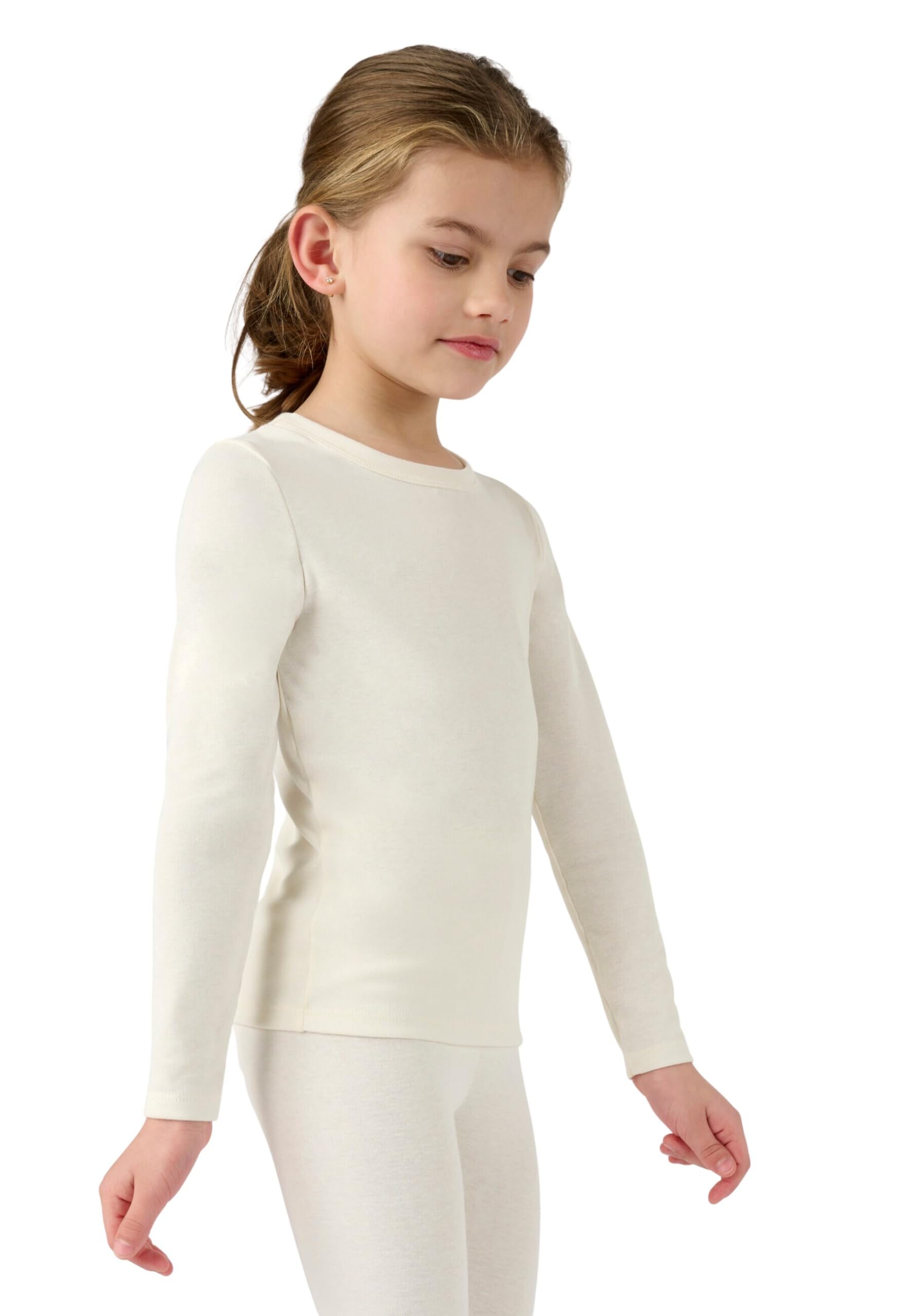 Damart T-Shirt Manches Longues Thermolactyl Enfant Bleu