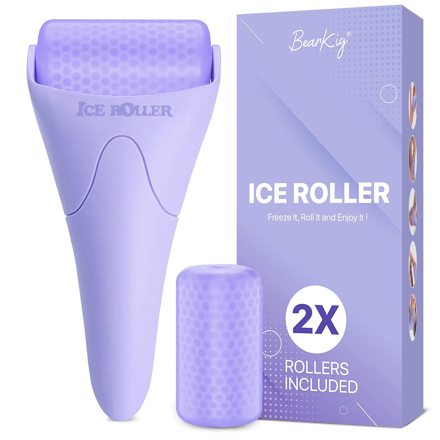 Ice Roller [2Rollers Included], Ice Roller for Face, Ice