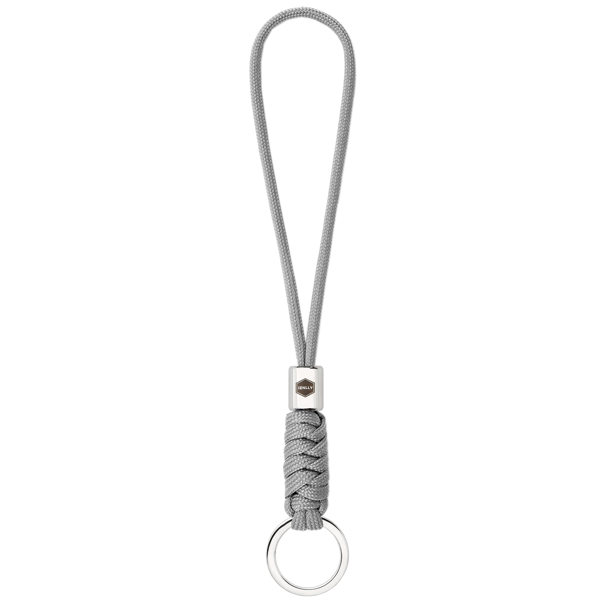 SENLLY Wristlet Keychain Lanyard for Keys, Cell Phone, Wallet, Paracord Braided Design with Stainless Steel Hardware