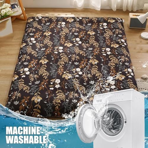 Miniatura 6 de Ldlcycn D,100x200cm Twin , Fundas De Colchón De Futon Grandes Grandes La Cubierta De La Cama Del Suelo Japonés Está Completamente Envuelta Colchón Plegable La Cubierta Del Colchón Futon