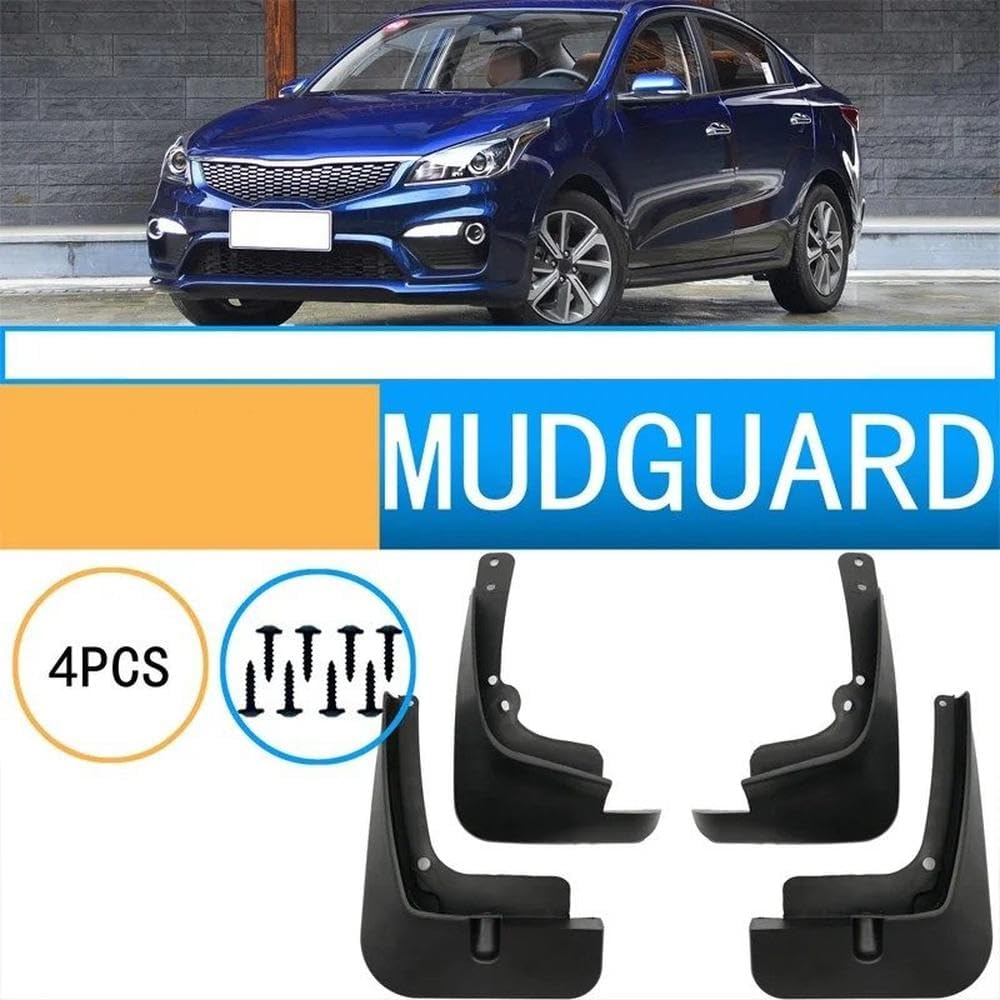 Car Mud Flaps Splash Guards Front Rear Fender Anti-Splash Mudguards Car Accessories for Kia K2 2017-2023 Wheel Protection