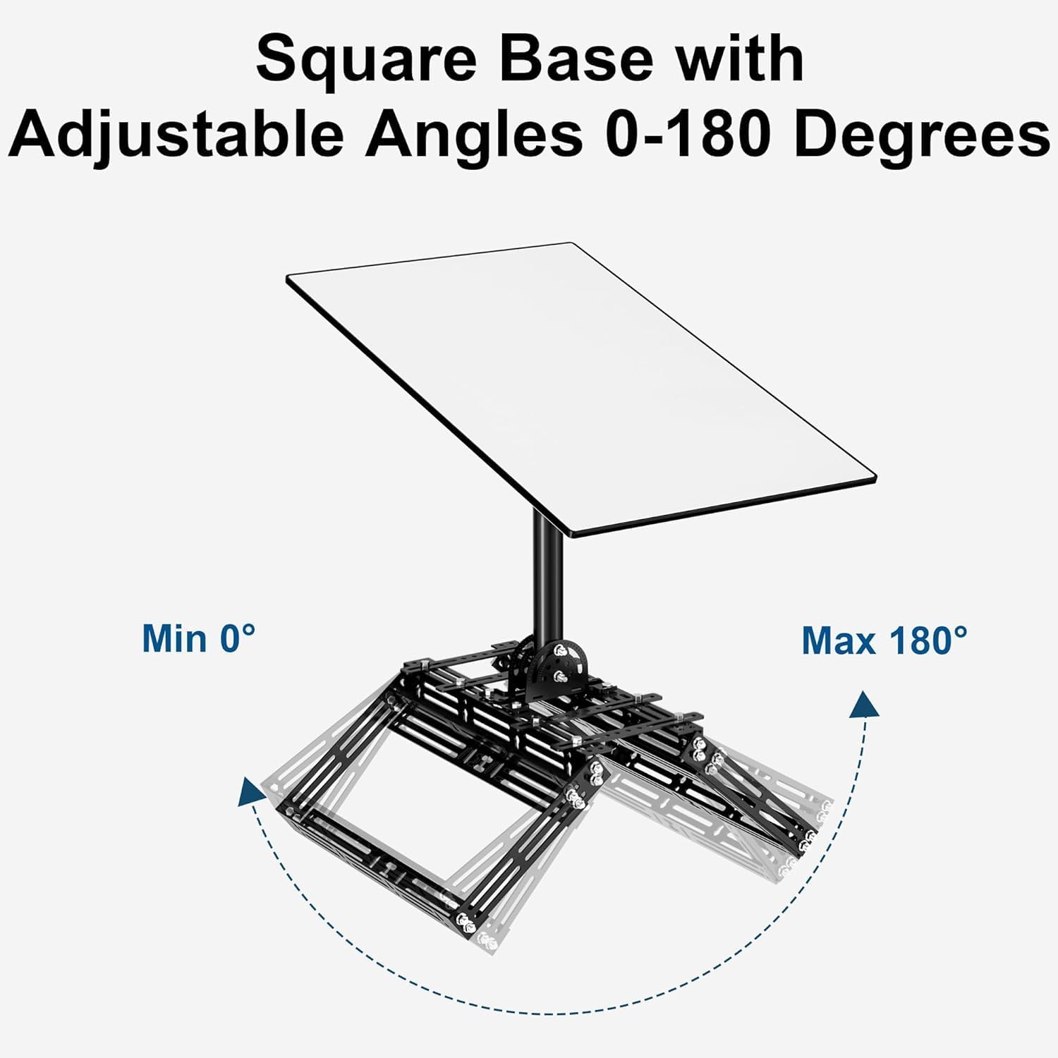 Starlink Performance Gen 3 Roof Ridge Mount, Include Aluminum Alloy Pipe Adapter, Adjustable160 Degree Tilt for Better Signal, Compatible with Starlink Performance(Gen 3) Dish
