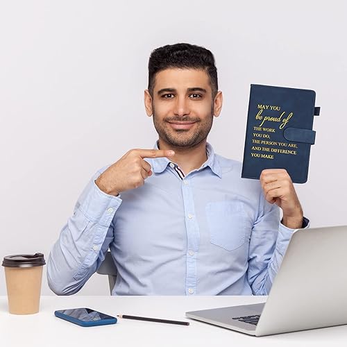 Miniatura 6 de Roowest 30 piezas de regalo de equipo para empleados A5 cuaderno de cuero diario a granel regalos inspiradores para compañeros de trabajo May You