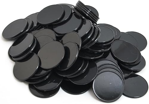 Miniatura 5 de Smartdealspro 100pcs 32mm1.26 Inch Opaque Plastic Learning Counters Disks Mini Poker Chips Game Tokens with Storage Box