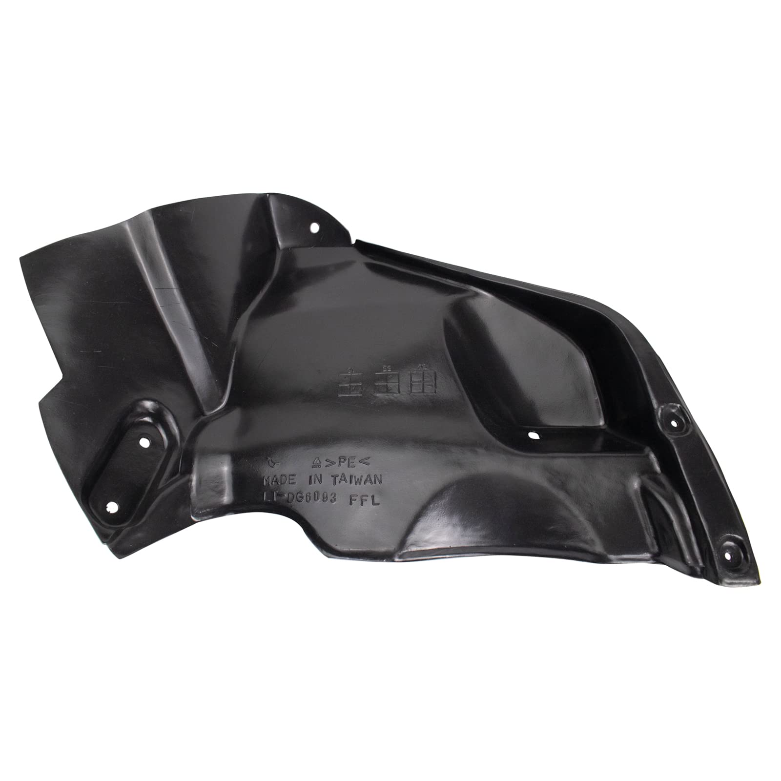 TRQ Front Left Forward Inner Fender Liner