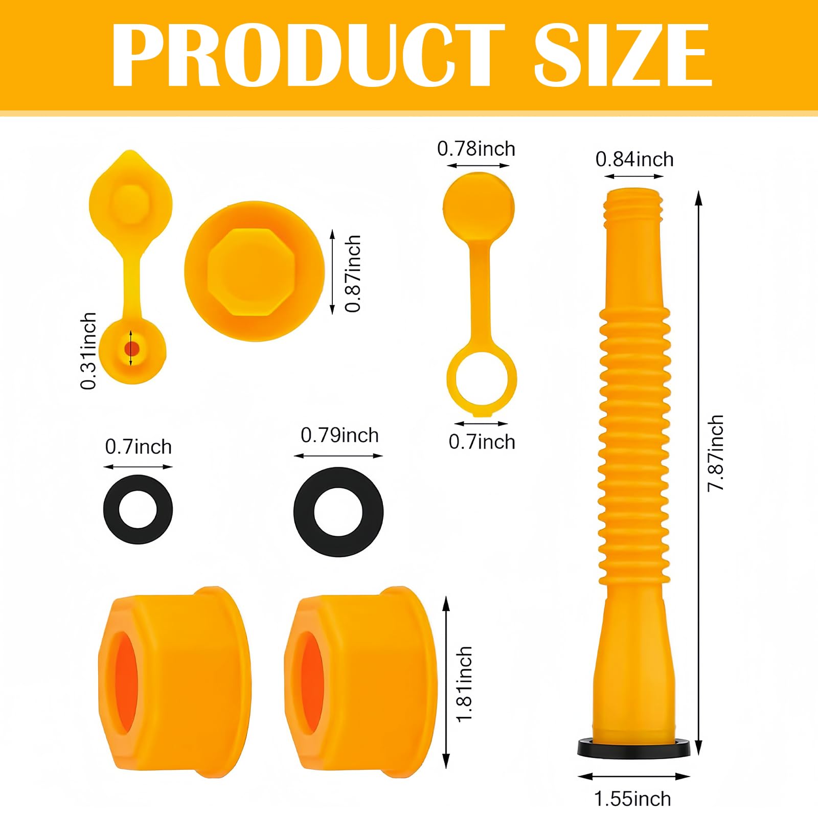 Kit 3 Verseurs Bidon Essence Avec Bec Et Foret 8mm - Compatible 1 à 10 Gallons