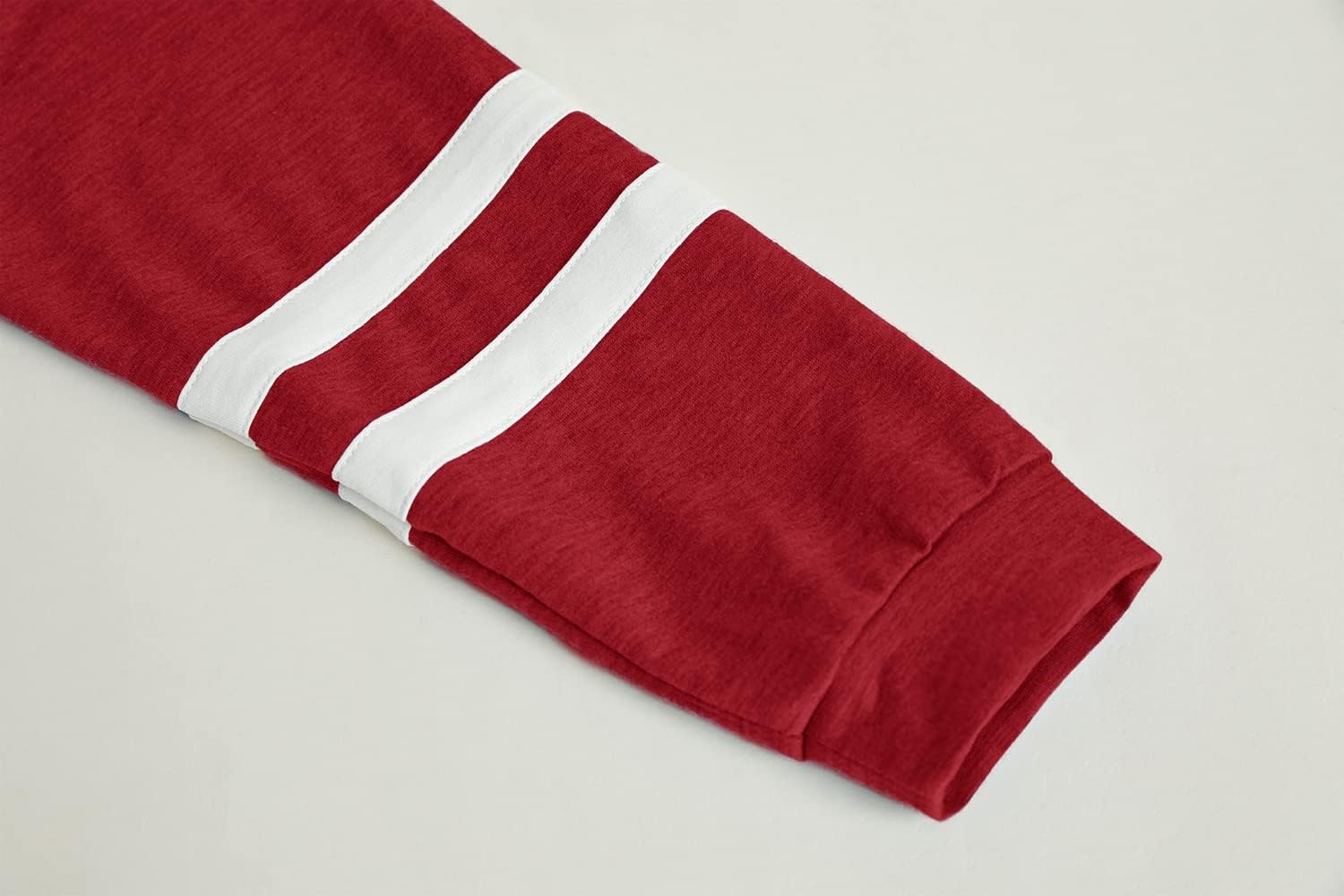 Apbondy Girls Shirts Casual Long Sleeve Crewneck Loose Striped Sweatshirts Pullover Tops - Image 5