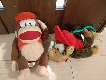 スーパードンキーコング2 ディディーコング ぬいぐるみ 美品 スーパードンキーコング2 ディディーコング ぬいぐるみ 美品