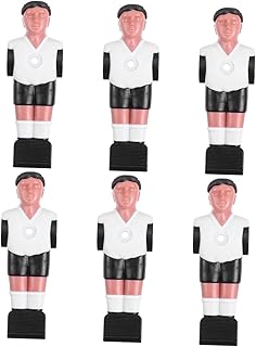 Sosoport 6 Pçs Componente Estátua Futebol De Mesa Masculino Jogador Jogador De Futebol De Mesa Masculino Homem Robô Boneco De Futebol Homem Cara Jogador Futebol Pebolim Acessórios Bebê