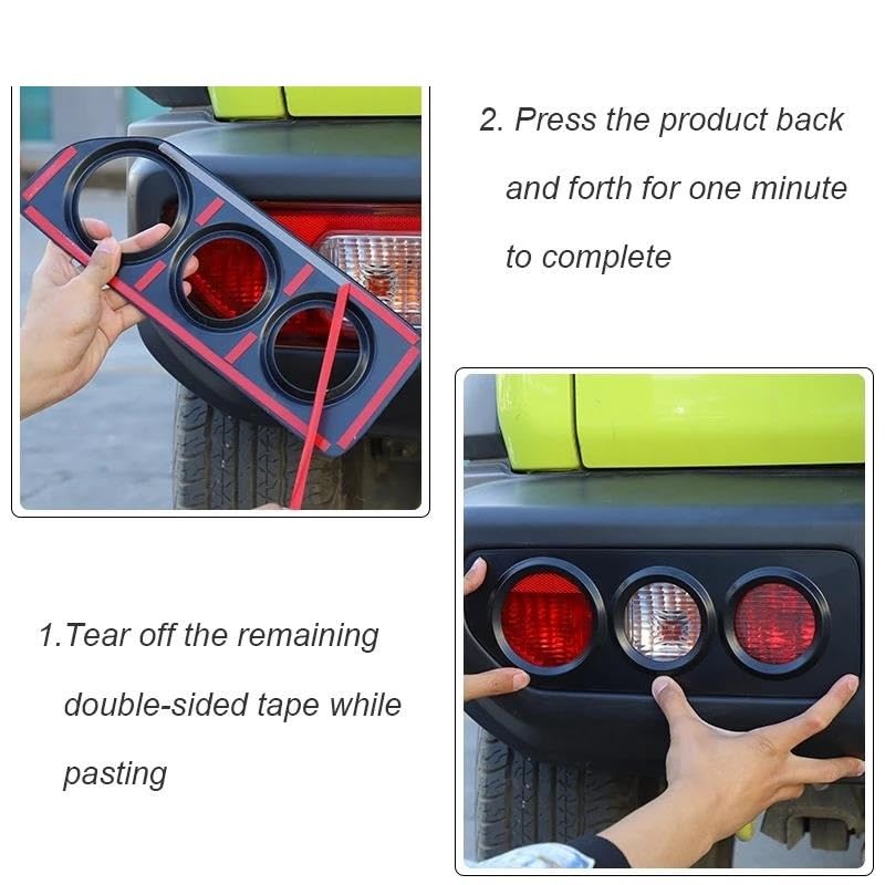 Coque extérieure feu arrière Suzuki Jimny JB74 habillage et logement de protection auto - 5