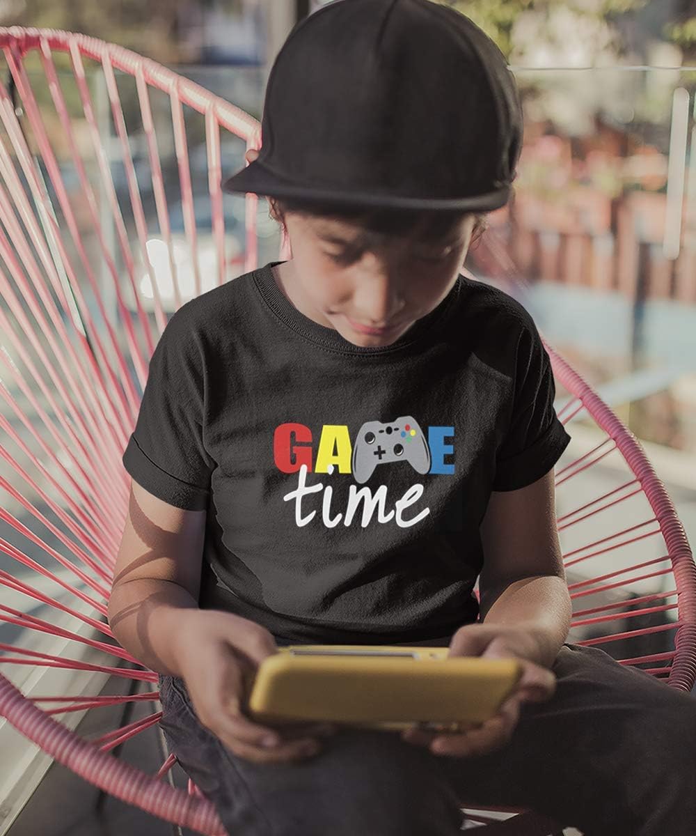 BROOKLYN VERTICAL 5-Pack Video Gamer Short Sleeve Crew Neck Boys T-Shirt with Chest Print | Soft Cotton Sizes 6-30 - Image 3