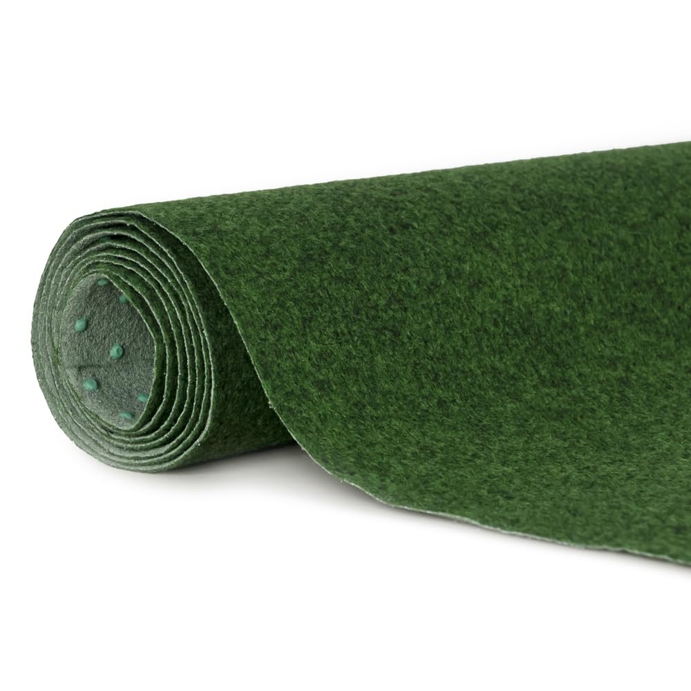 Mazovia Erba Artificiale Verde Resistente Alle Intemperie Tappeto Erboso Per Balcone Giardino Terrazza Impermeabile, Robusto, Venduto Al Metro Altezza: 4mm 133 x 500 cm 1,33x5 m