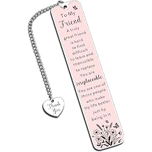 Friend Bookmark Gifts for Friends Women Galentines Day Gifts for Her Friendship Bestie Gift for Women Birthday Long Distance Friendship Gift for Bestfriend BFF Valentines Thoughtful Present for Female