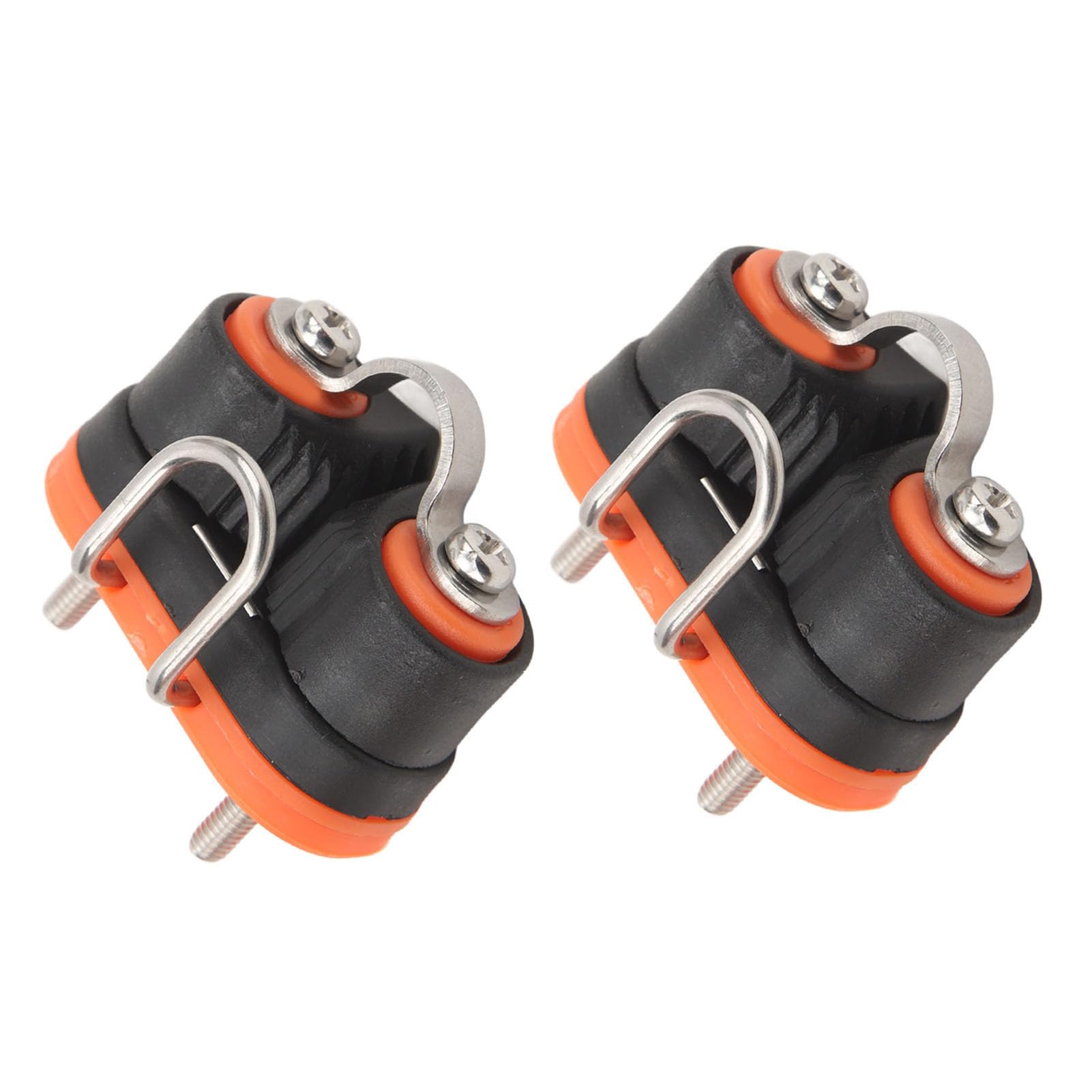 Cam Cleat Fairlead, 2 PCS Quick Entry Rope Cam Cleat Progressive Cam Burnt Tooth for Sailboats