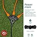Philips EZGrip Outdoor Extension Cord with Multiple Outlets, Grounded 3 Prong Cord, Long Extension Cord Indoor with Multiple Outlets, Heavy Duty Extension Cord, 25 Ft, 16 AWG, Black, SPC3253ZB/37-T1