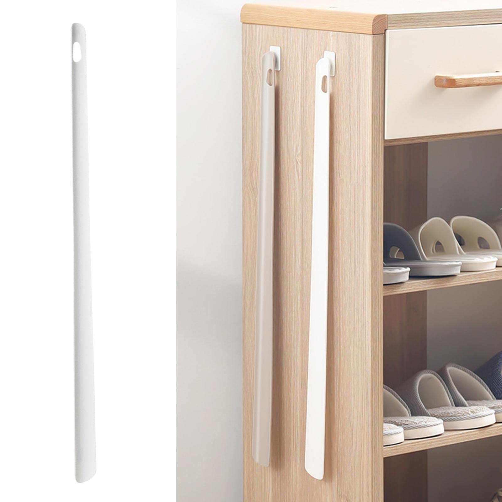 Calzascarpe Extra Lungo in Materiale Leggero con Chiusura Magnetica E Gancio Curvo, Ideale, Adulti, Bambini E Donne in Gravidanza.