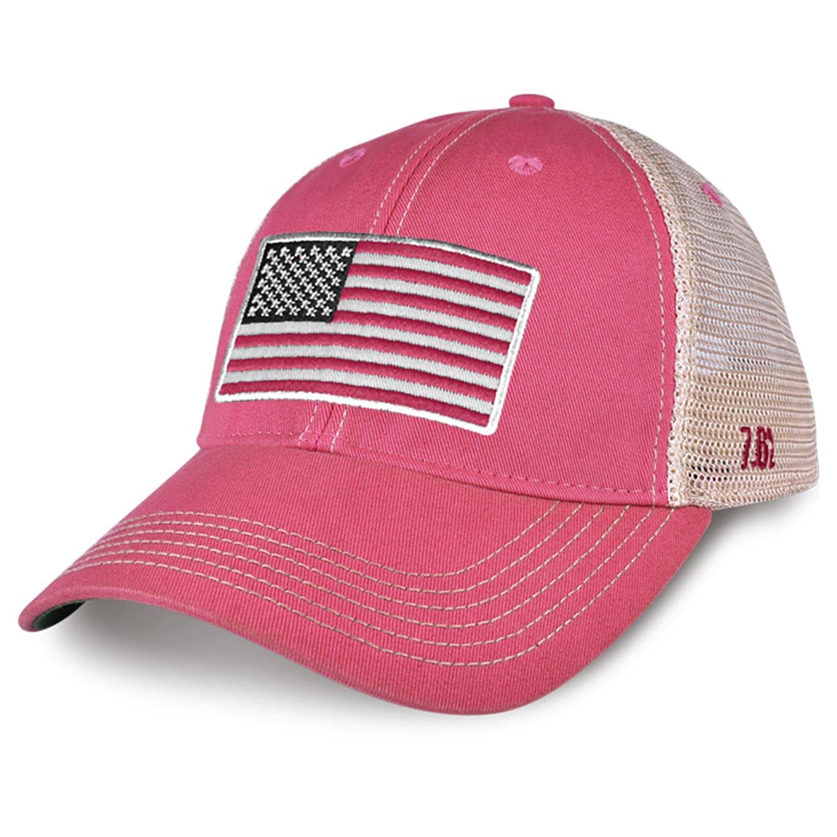 7.62 Design Women's U.S. Flag Vintage Trucker Caps