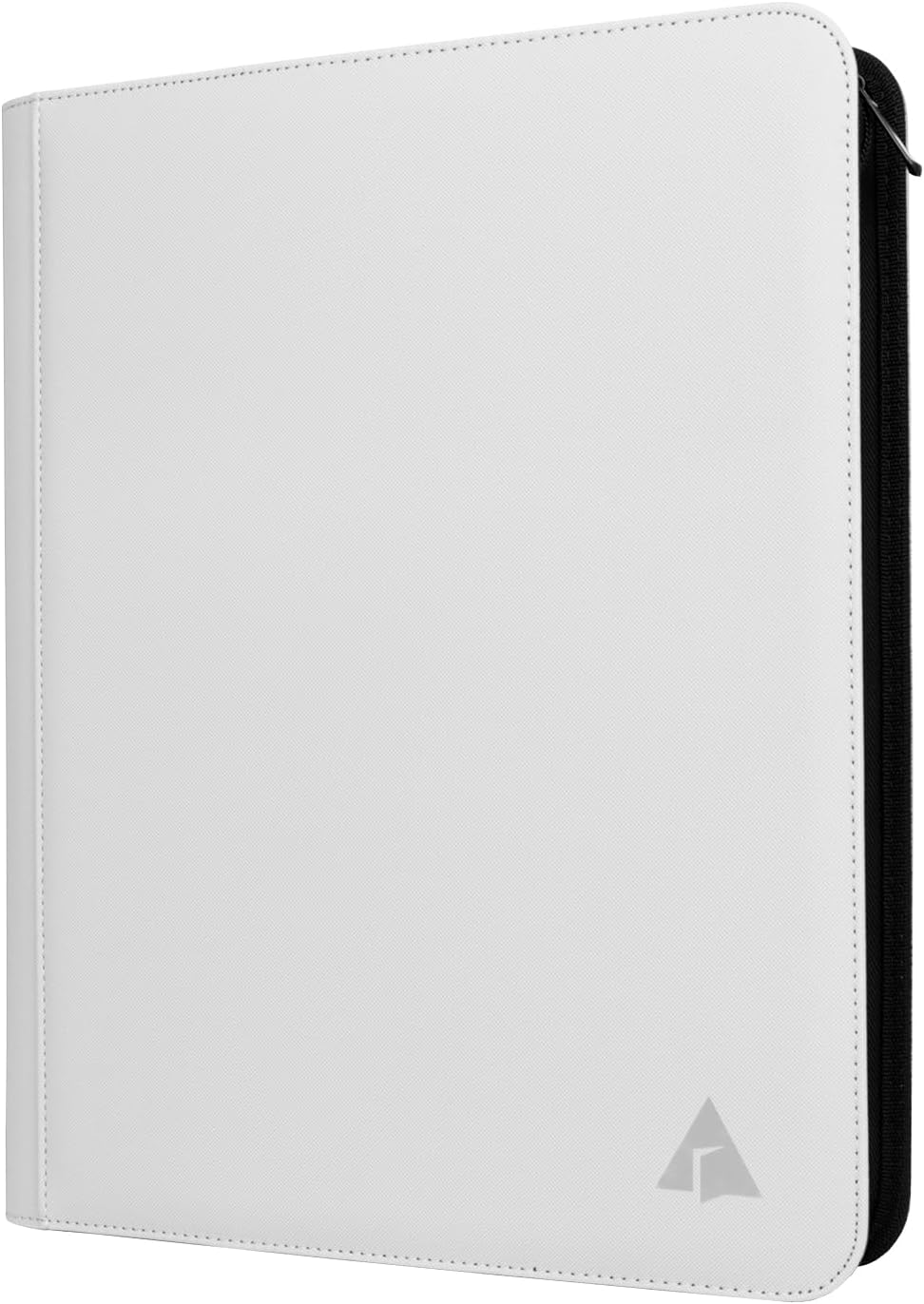 Toploader Binder, Holds 432 Top Loaders, 9 Pockets Top Loader Binder with Sleeves for Cards in 3'' x 4'' Toploaders -White