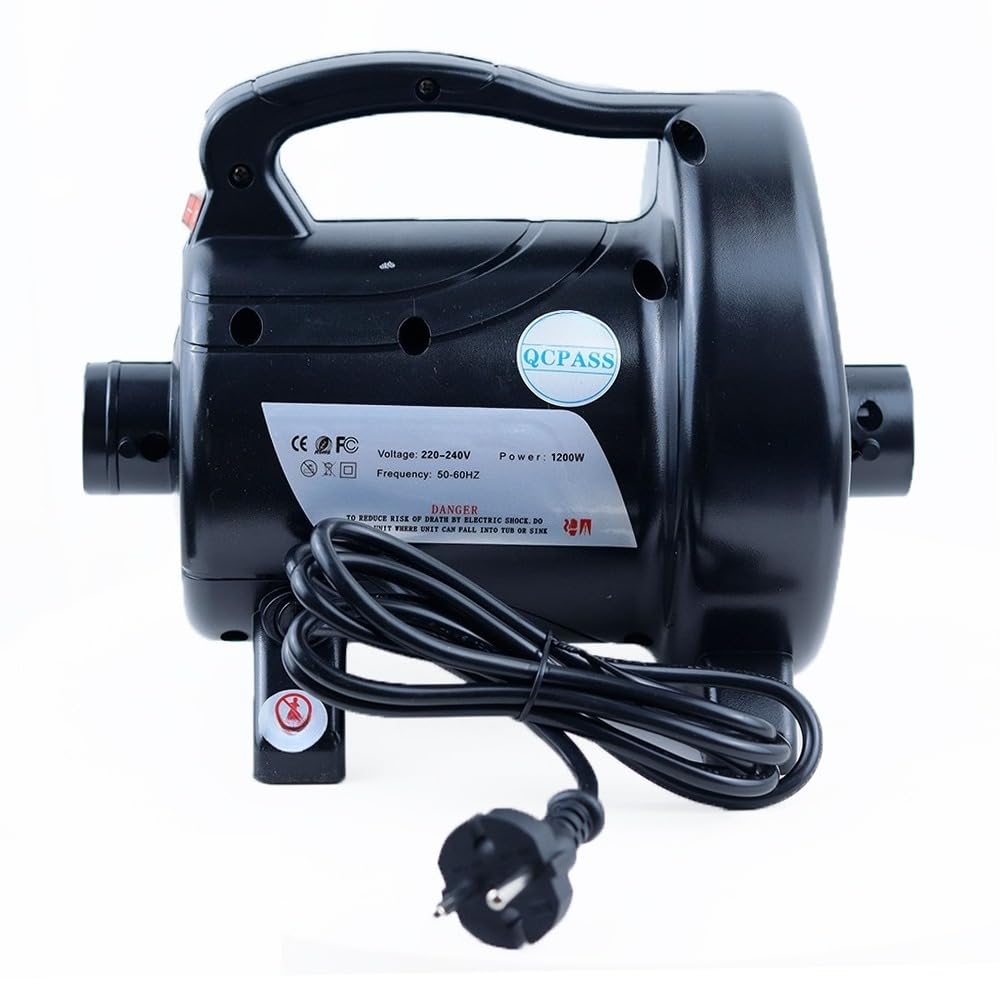 Elektryczna pompa powietrza 1200 W deflator deflator podwójna dysza do