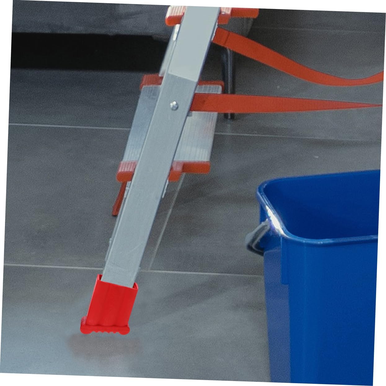 Mikinona 16pcs - Rubber Ladder Feet Covers Ladder Foot Pads for Stability and Floor Easy to Install Accessories Fits Folding Internal