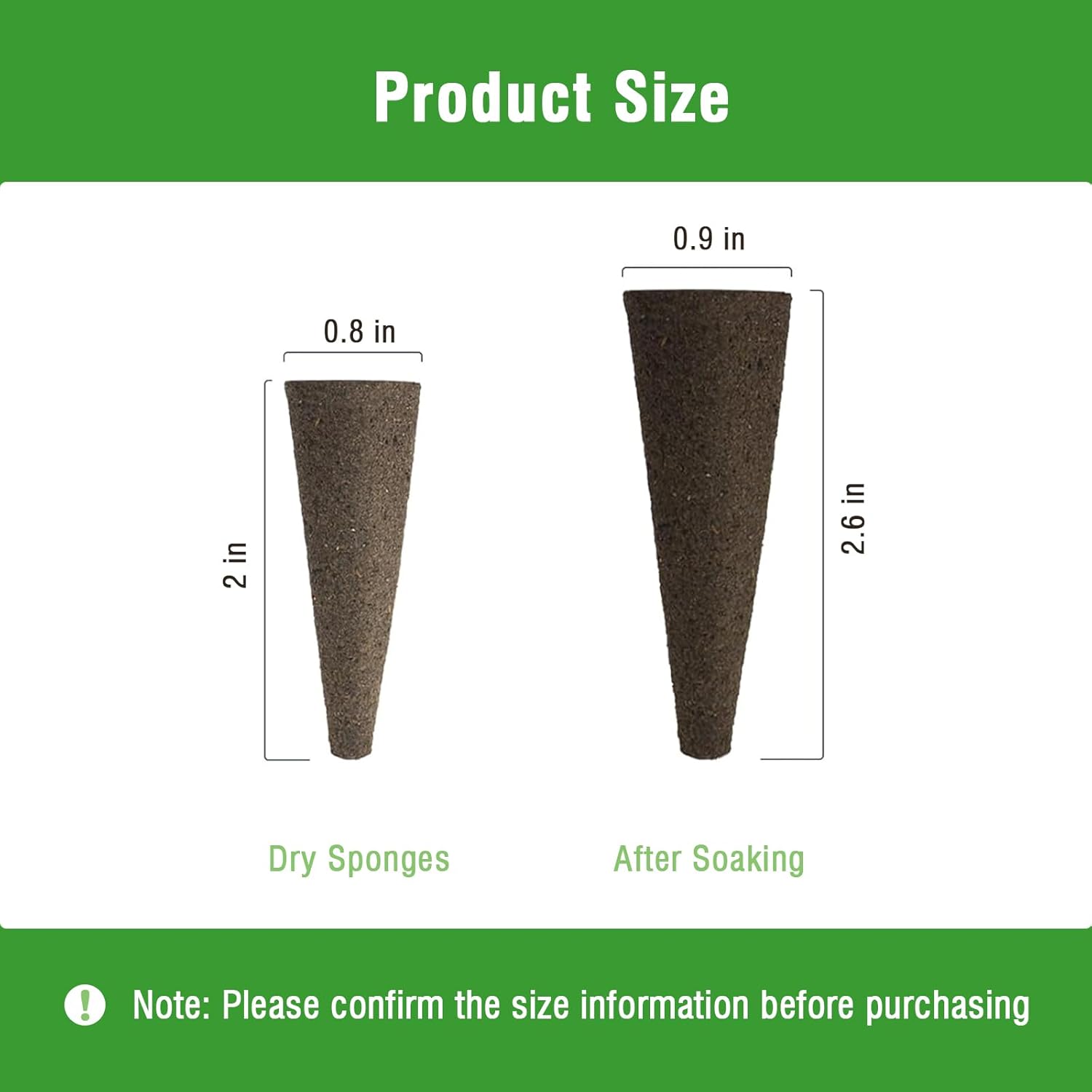 120 Pack Hydroponic Grow Sponges - Compatible with AeroGarden, Seed Starter Sponges with Pre-Cut Holes for Indoor Garden System, Aeroponics, Herbs & Vegetables (No Soil Needed)