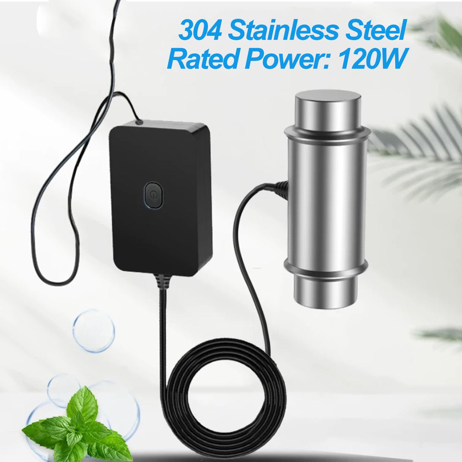 Mini Máquina De Limpieza Ultrasónica Sumergible, Limpiador Ultrasónico Portátil para El Hogar con Sonda De Aleación De Aluminio, Frecuencia De 40 Khz, Temporizador De 5 Minutos, para Frutas,