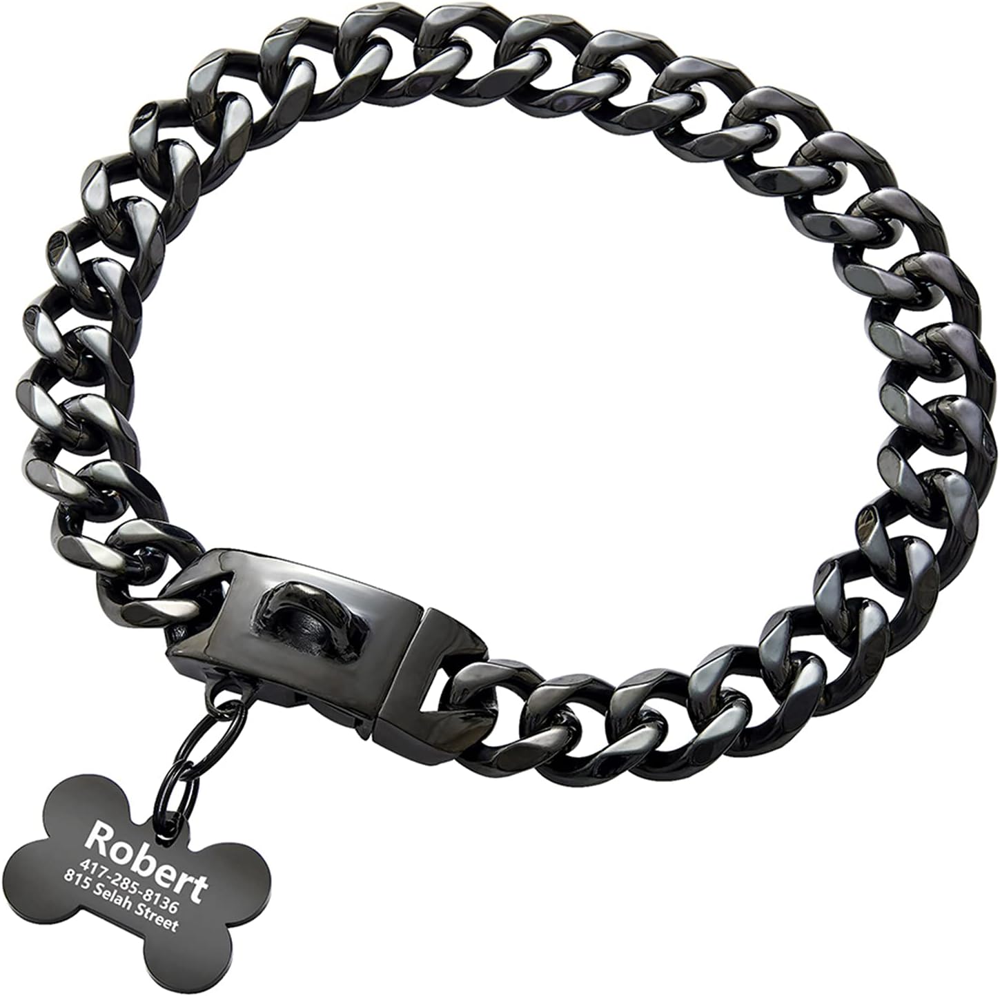 Gold Dog Collar with Secure Buckle, Custom Engraved Nigeria Ubuy