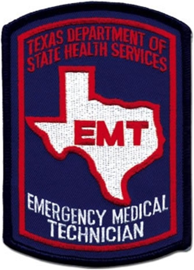 Texas EMT Patch - Color - 10 Pack