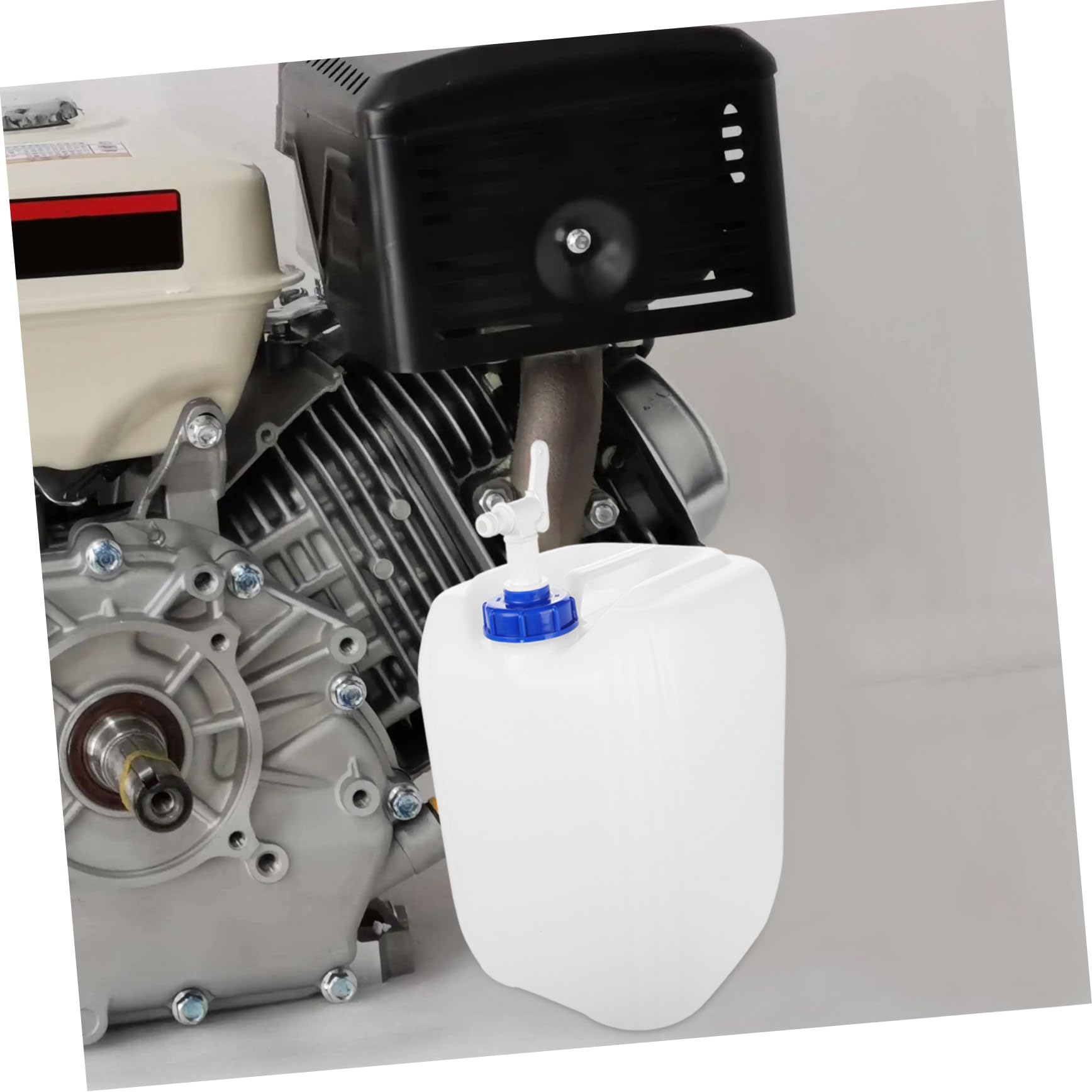 ibasenice Tanica per Acqua da Campeggio 20l, Hdpe Bianco, con Beccuccio e Design Portatile, Resistente alle Rotture per Viaggi Outdoor e Rifornimento Auto