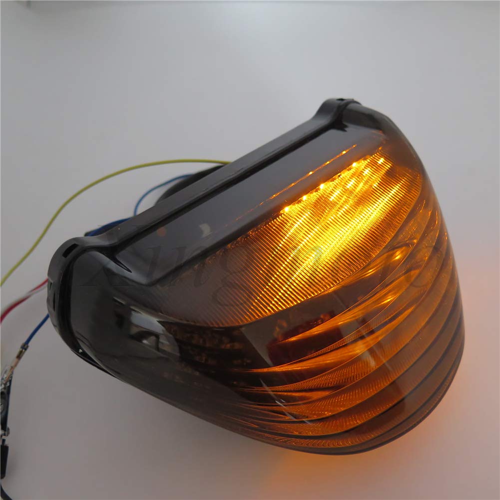 Tail Light Brake Light Turn Signals for 2000 2001 2002 2003 2004 2005 for Kawasaki Ninja ZX-12R ZX1200 Smoke