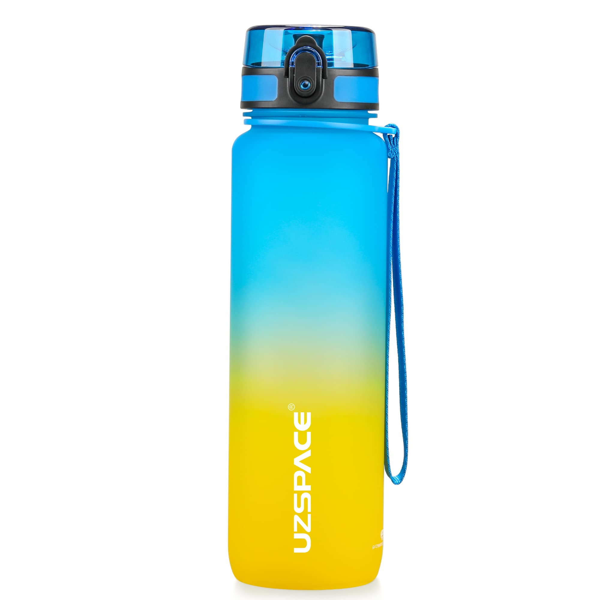 UZSPACE Botella Agua Deportiva,500ml/800ml/1000ml/1.5l, Tritan Botella Agua Sin BPA. Evitar Fugas de Agua y Ideal para el Ejercicio y los Deportes al Aire Libre — view 52
