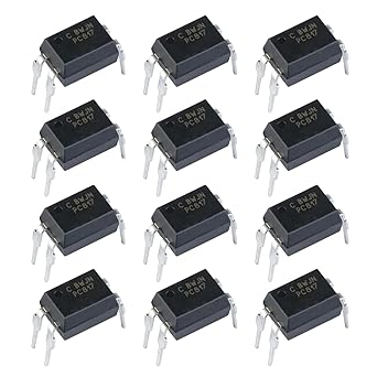ALLECIN PC817 PC817C for DIY Transistor Output Optocoupler DIP-4 2.54mm Pitch (Pack of 50pcs)