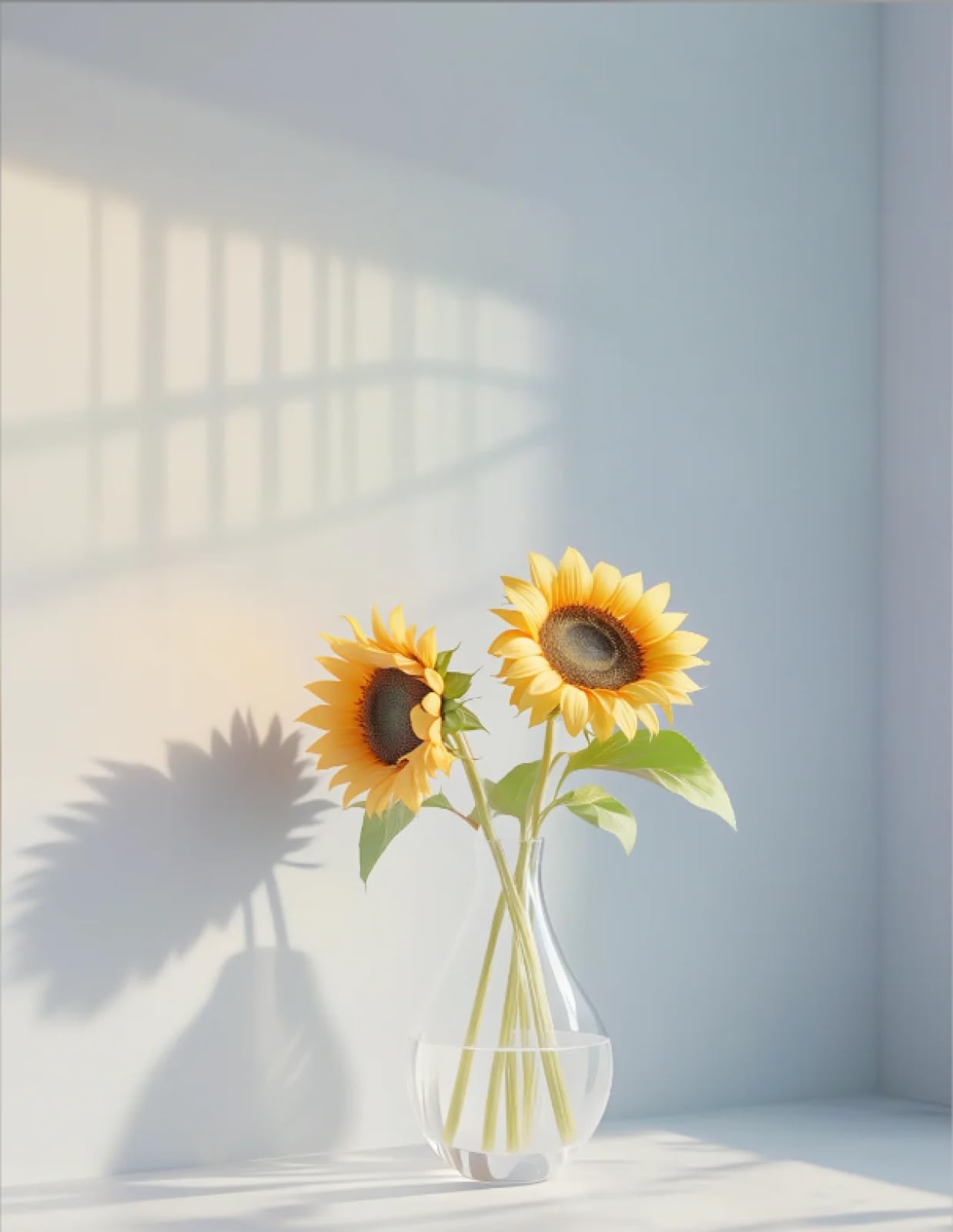 Stithej Pre-Printed Cross Stitch Kit Simple Sunflower 11CT for Beginners
