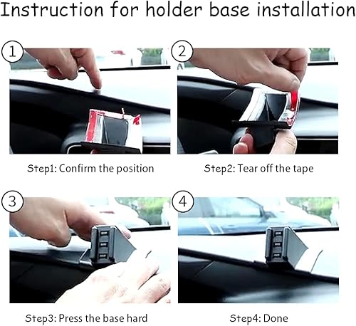 Miniatura 4 de Soporte de teléfono de coche para Ford Explorer 2020 2021 2022 2023 2024 y Explorer Hybrid 2020-2024 SUV Auto Interior Accesorios Mejor Teléfono