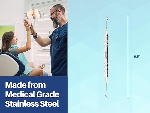 Miniatura 7 de Excavadora dental de doble extremo 1,5 y 0.079 in Juego de 3 herramientas de endodoncia restauradora Mango antideslizante Artman Instruments